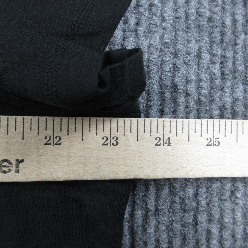 Banana Republic Shirt Womens XXL Black Crew Neck Basic Stretch Modal Cotton NWT - Picture 4 of 16